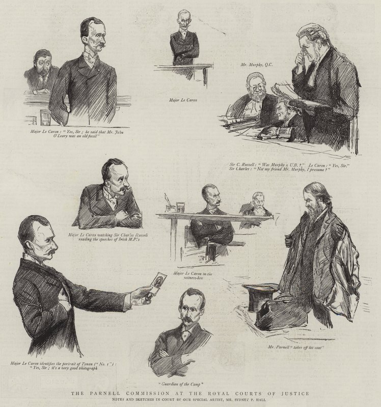 La commission Parnell aux Royal Courts of Justice - Sydney Prior Hall
