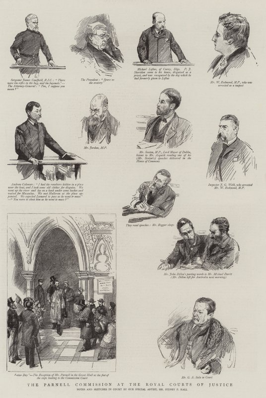 La Commission Parnell aux Royal Courts of Justice - Sydney Prior Hall