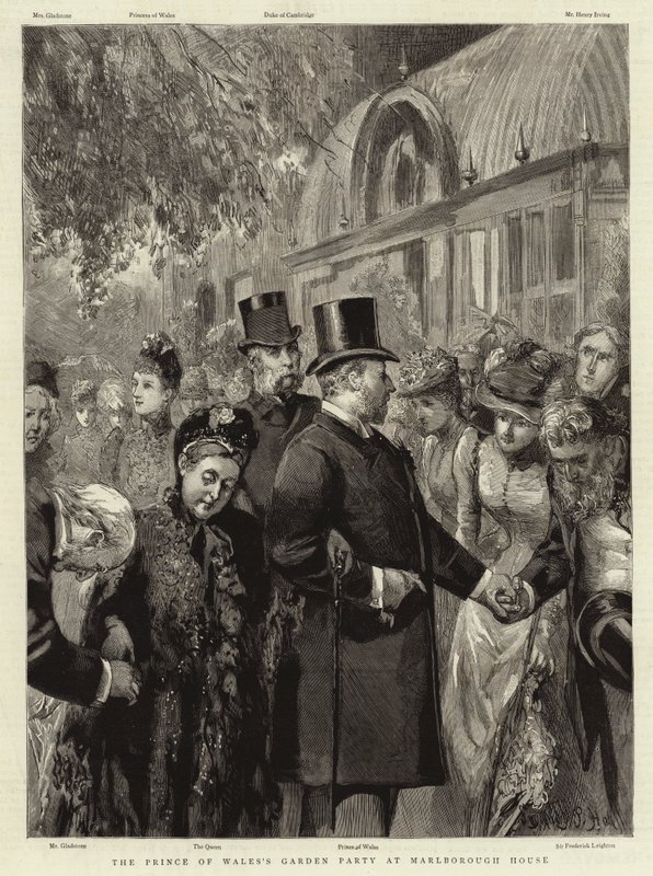 Garden-party du prince de Galles à Marlborough House - Sydney Prior Hall