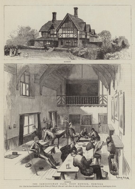 Le Sandringham Club, West Newton, Norfolk - Sydney Prior Hall