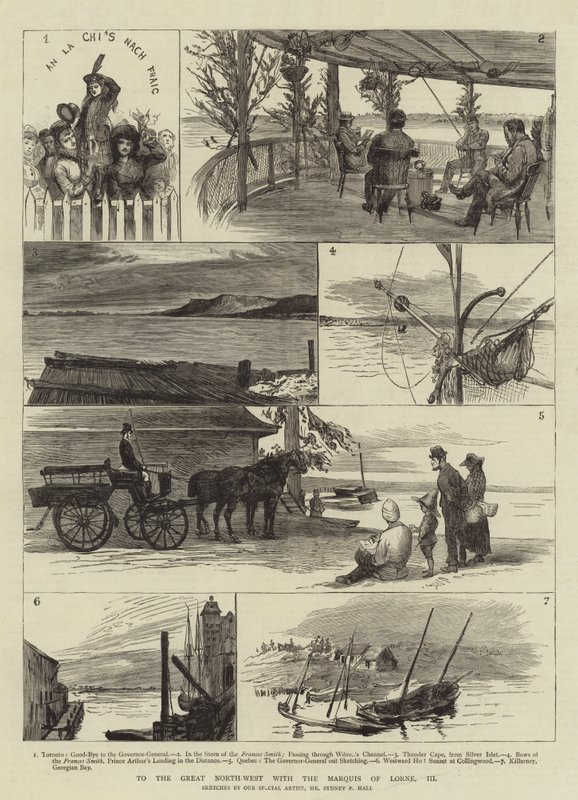 Vers le Grand Nord-Ouest avec le marquis de Lorne, III - Sydney Prior Hall