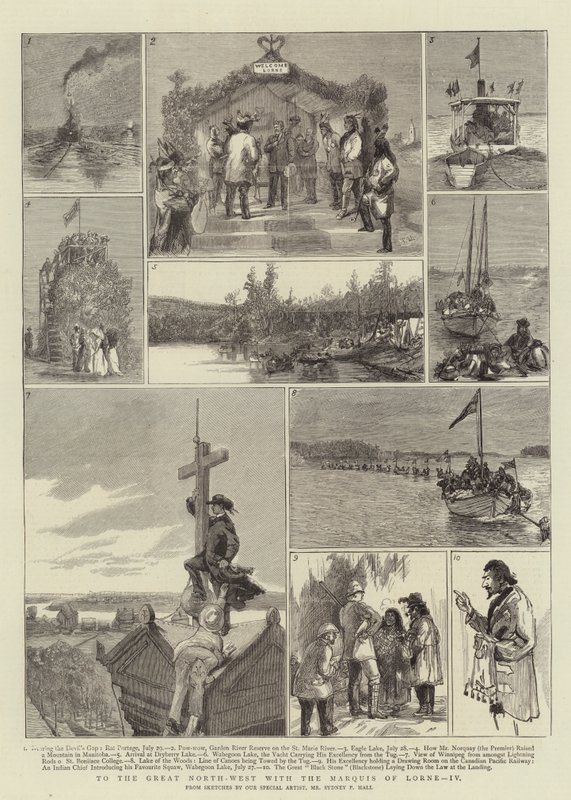 Vers le Grand Nord-Ouest avec le marquis de Lorne, IV - Sydney Prior Hall