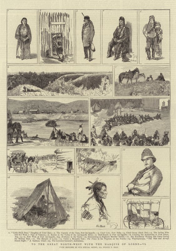Vers le Grand Nord-Ouest avec le Marquis de Lorne, VI - Sydney Prior Hall