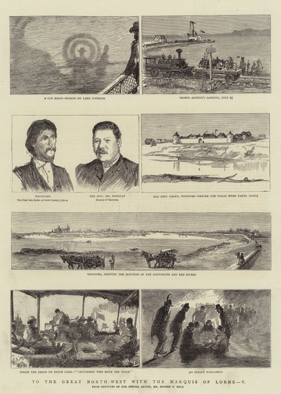 Vers le Grand Nord-Ouest avec le marquis de Lorne, V - Sydney Prior Hall