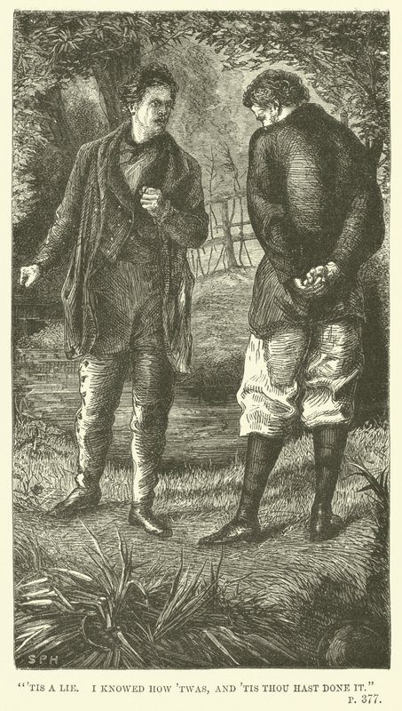 Illustration pour Tom Brown à Oxford par Thomas Hughes - Sydney Prior after Hall