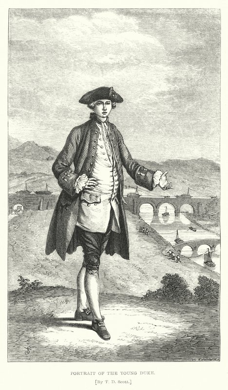 Portrait du jeune duc (gravure) - T. D. (after) Scott