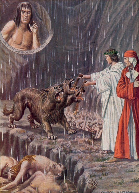Illustration pour la Divine Comédie de Dante - Tancredi Scarpelli