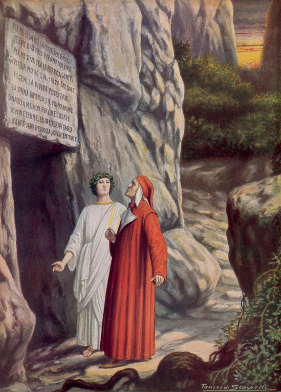 Illustration pour la Divine Comédie de Dante - Tancredi Scarpelli