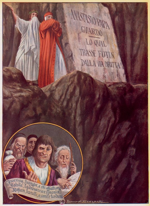 Illustration pour la Divine Comédie de Dante - Tancredi Scarpelli