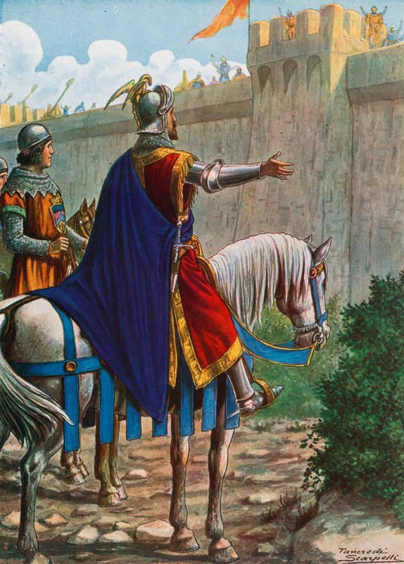 Manfred roi de Sicile demande aux Sarrasins l