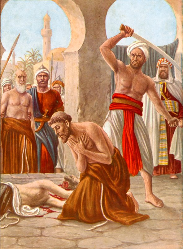 Martyr de frère Jacopo de Padova en Inde - Tancredi Scarpelli