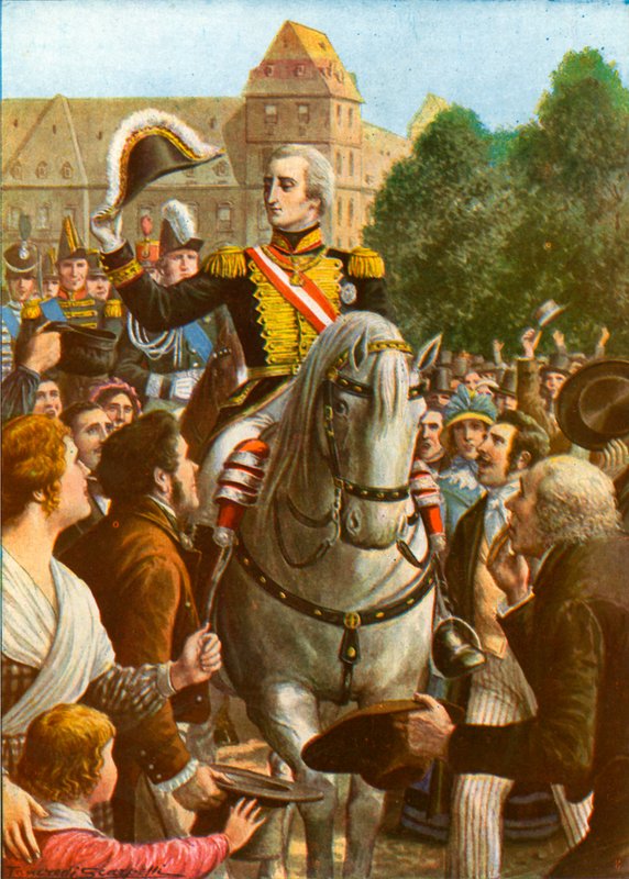 Le retour de Vittorio Emmanuel I à Turin - Tancredi Scarpelli