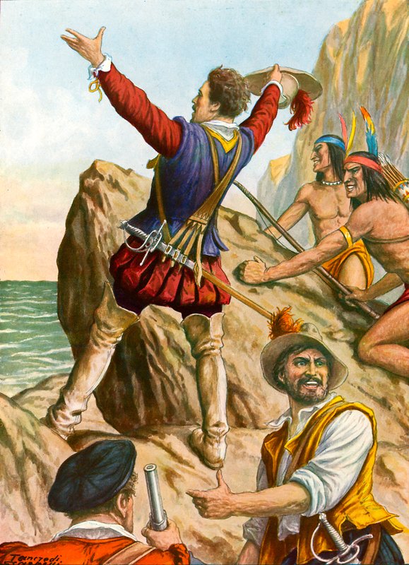 Vasco Núñez de Balboa voit l