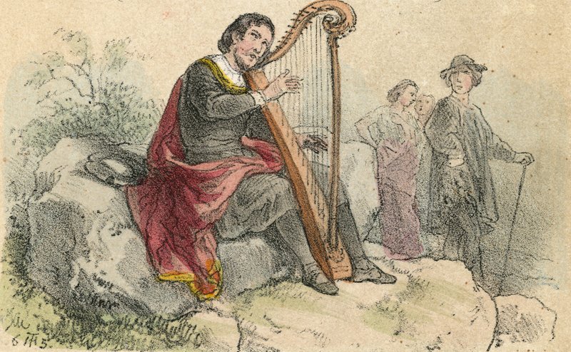 Chanteur de ballades - Theodor Hosemann