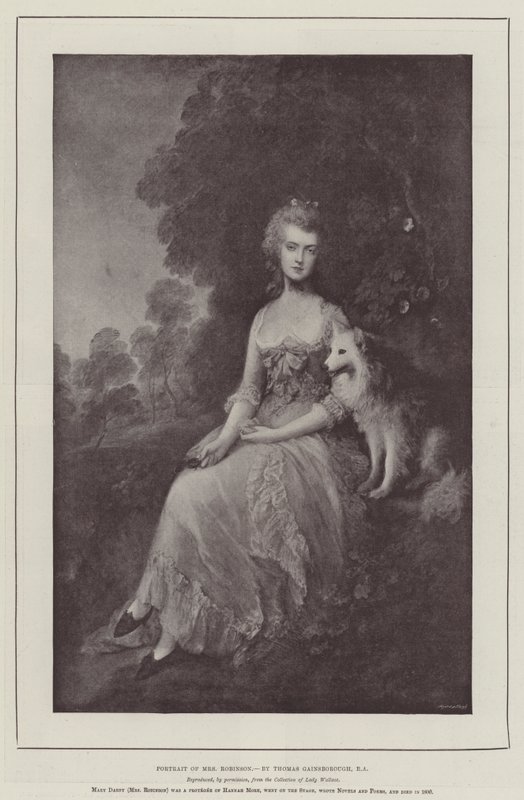 Portrait de Mme Robinson - Thomas Gainsborough