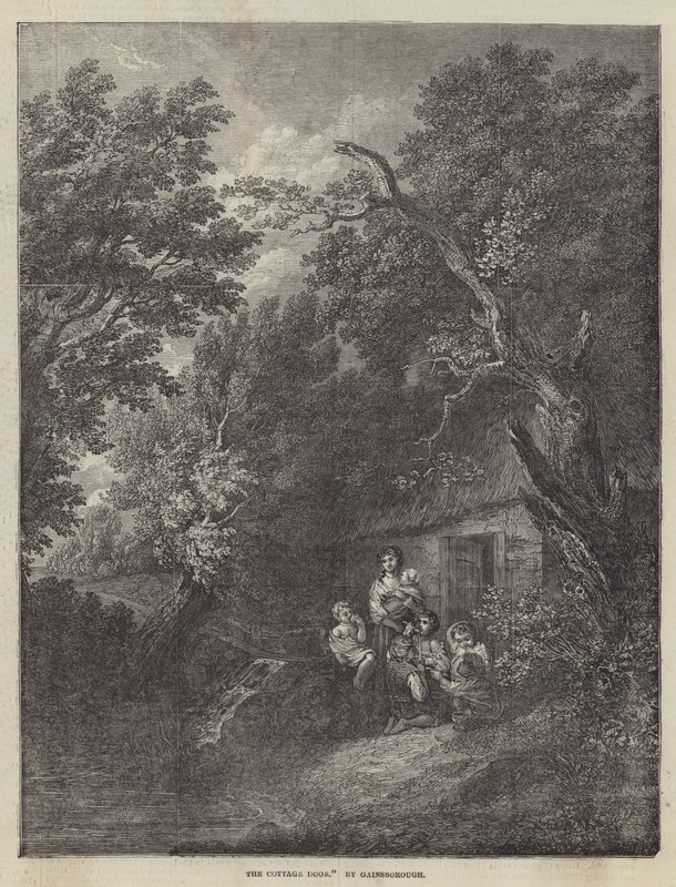 La porte du cottage - Thomas Gainsborough