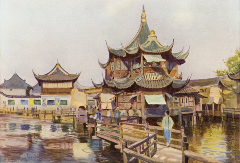 Shanghai, ville indigène - Thomas Hodgson Liddell