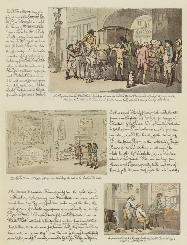 Tour de Rowlandson en chaise de poste, 1782 - Thomas Rowlandson
