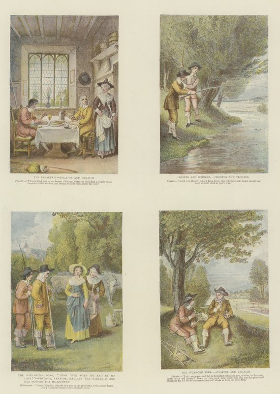 Le pêcheur complet, par Izaak Walton et Charles Cotton - Thomas Stothard