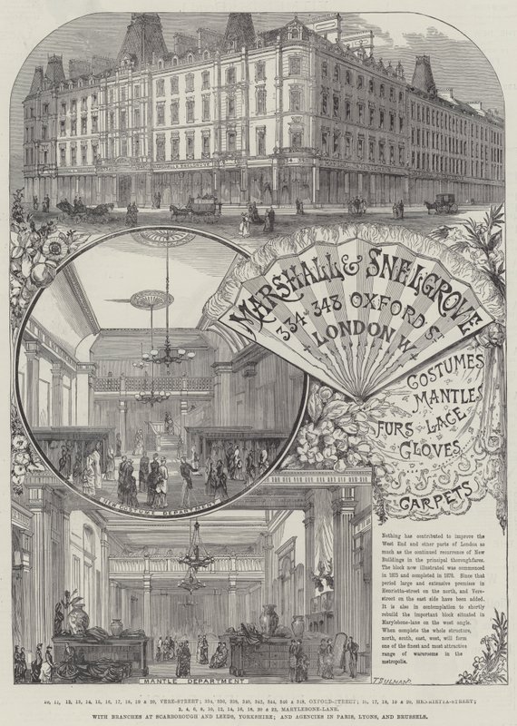 Publicité, Marshall et Snelgrove - Thomas Sulman