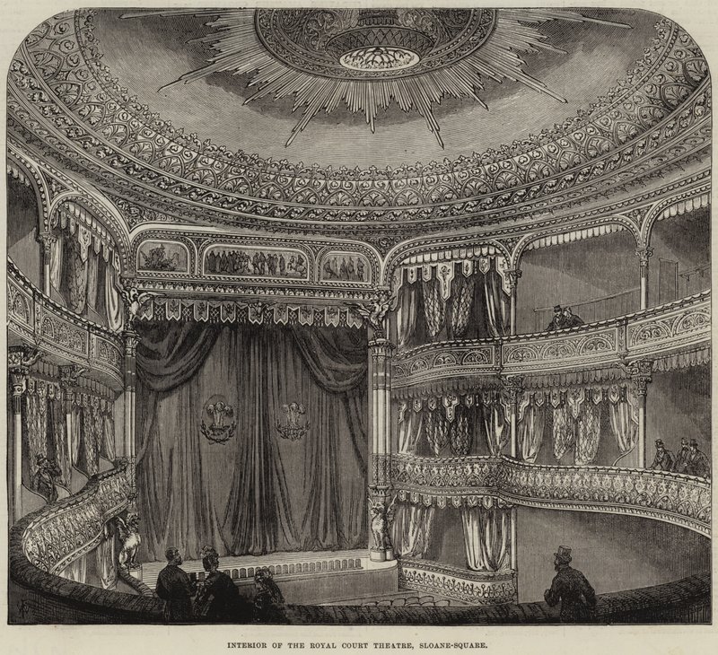 Intérieur du Théâtre Royal Court, Sloane-Square - Thomas W. Wood