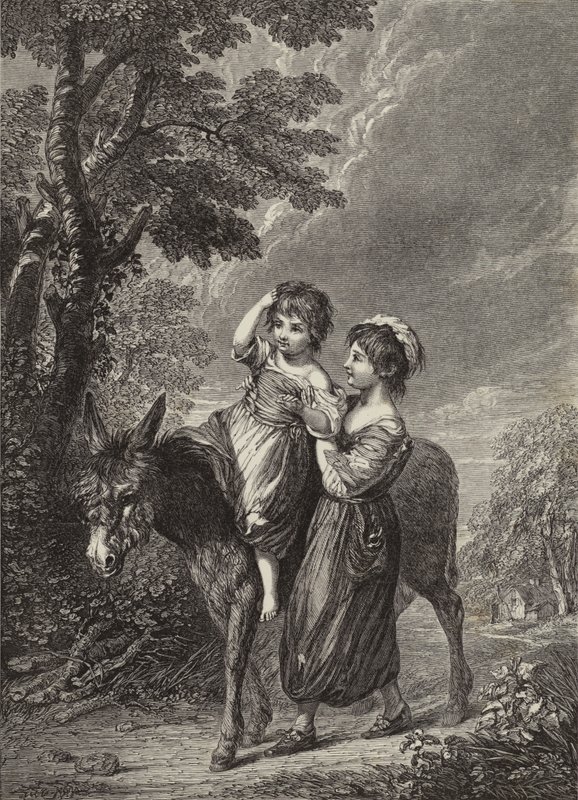 Enfants paysans - Thomas after Gainsborough
