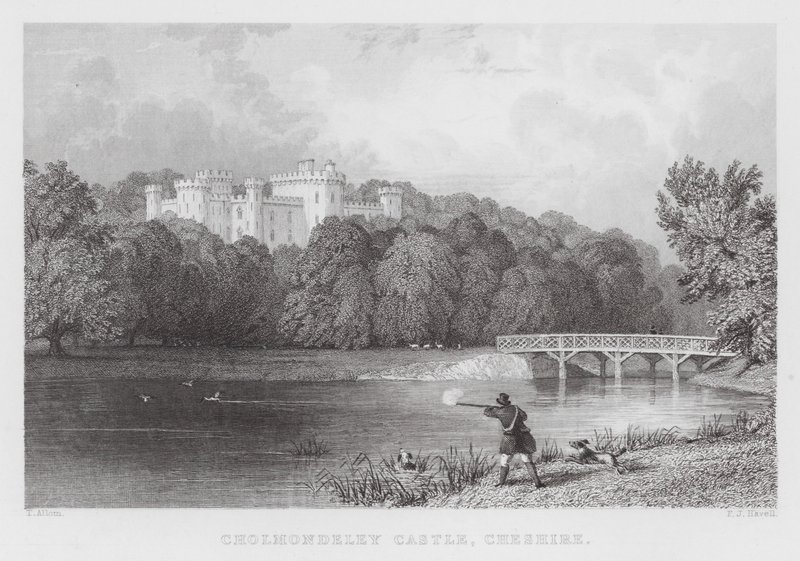 Château de Cholmondeley, Cheshire - Thomas (after) Allom