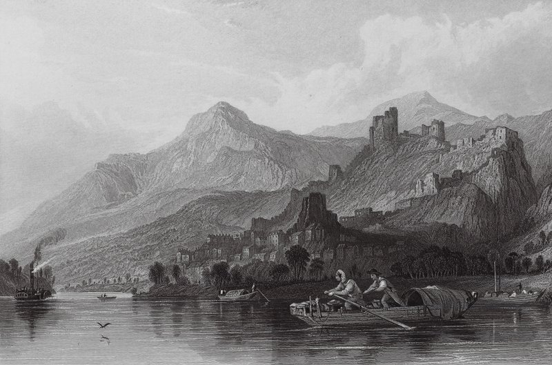Rochemaure, sur le Rhône - Thomas (after) Allom