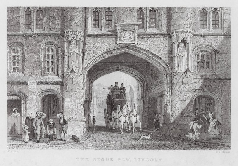 Le Stone Bow, Lincoln - Thomas (after) Allom