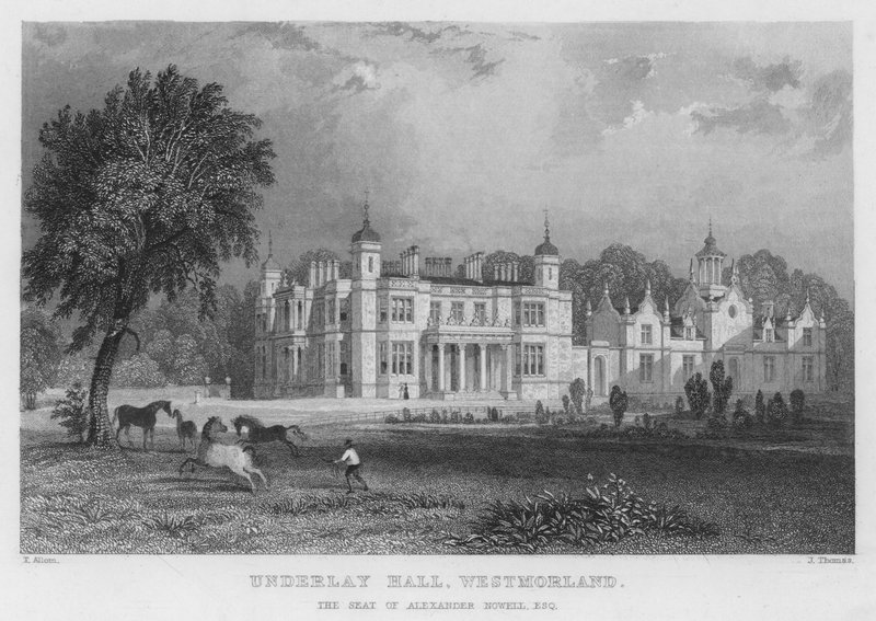 Underlay Hall, Westmorland, la résidence d