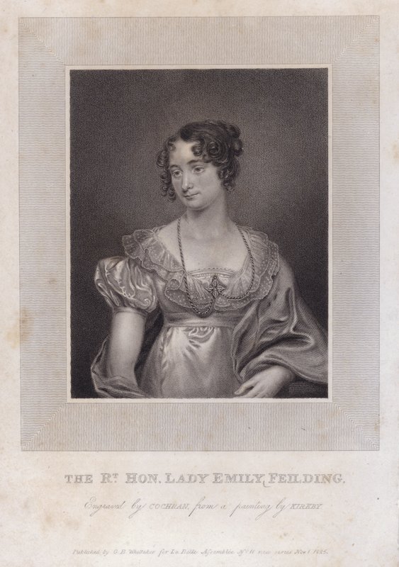 Lady Emily Feilding, quatrième enfant de William Feilding, vicomte Feilding, et de son épouse Anne - Thomas (after) Kirkby