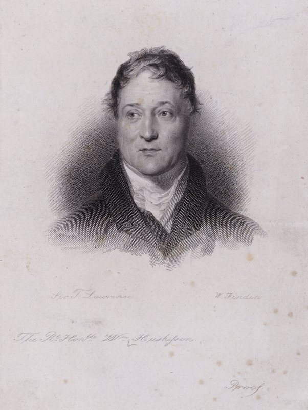 William Huskisson, politicien et financier anglais, tué dans un accident ferroviaire lorsqu