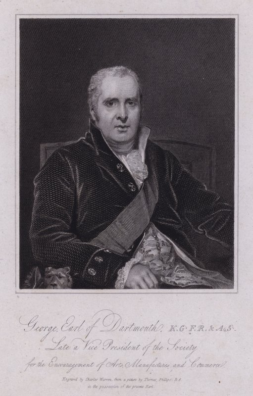 George Legge, 3e comte de Dartmouth, politicien et député britannique - Thomas (after) Phillips