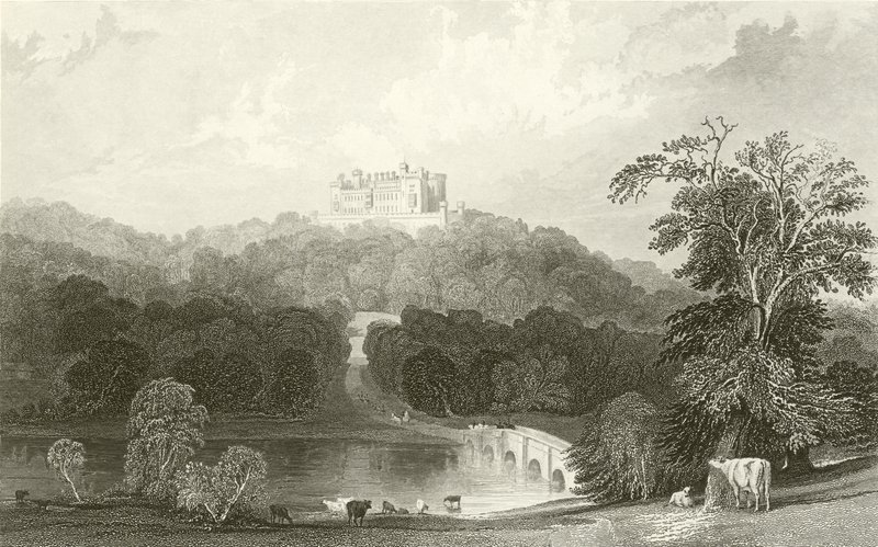 Château de Belvoir, Leicestershire - Thomas Allom