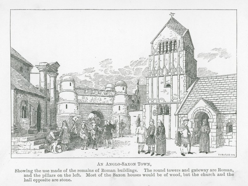 Eine angelsächsische Stadt von Thomas Charles Barfield
