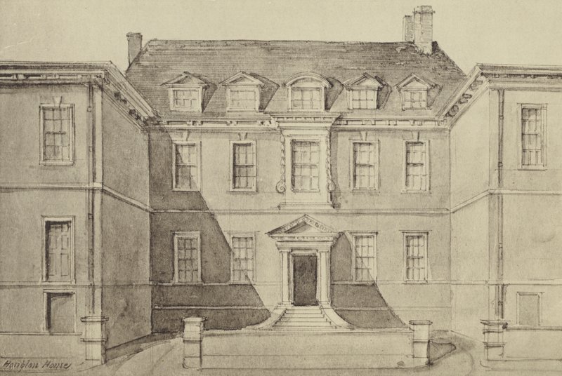 Maison de Sir John Houblon - Thomas Colman (after) Dibdin