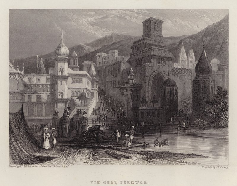 Le Ghat, Hurdwar - Thomas Colman (after) Dibdin