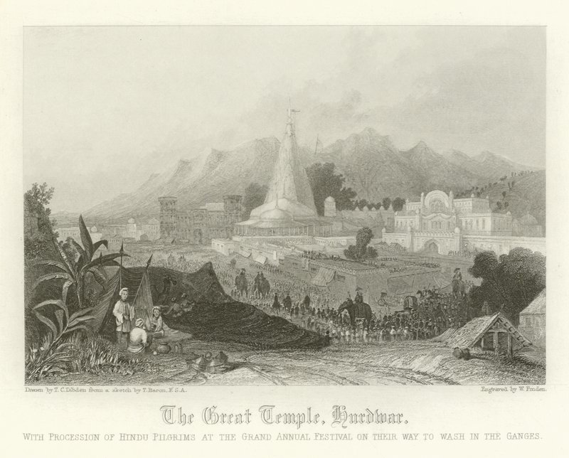 Le Grand Temple, Hurdwar, Inde - Thomas Colman Dibdin