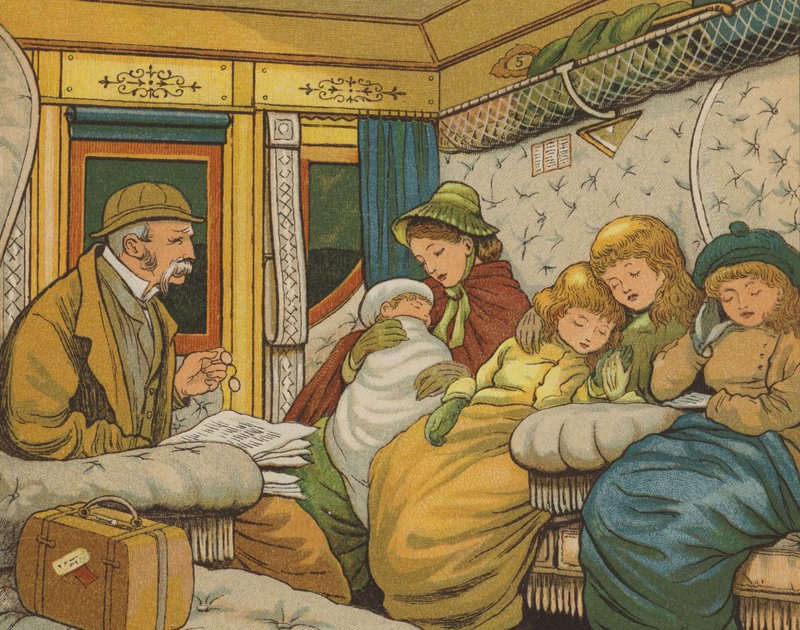 Le voyage de nuit vers Calais - Thomas Crane
