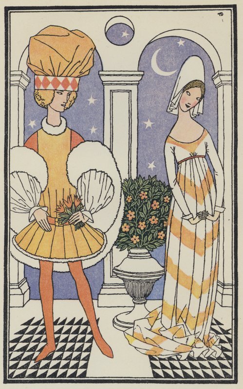 Illustration pour Le Décaméron de Boccace (lithographie couleur) - Thomas Derrick