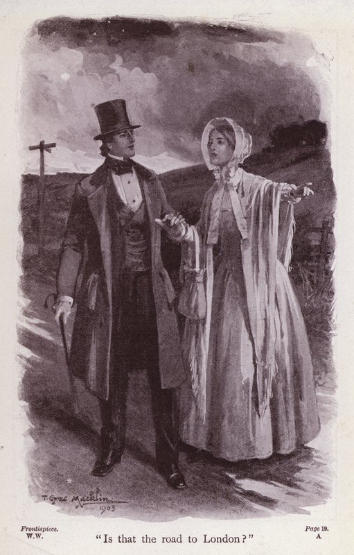 Illustration pour La Dame en blanc de Wilkie Collins - Thomas Eyre Macklin