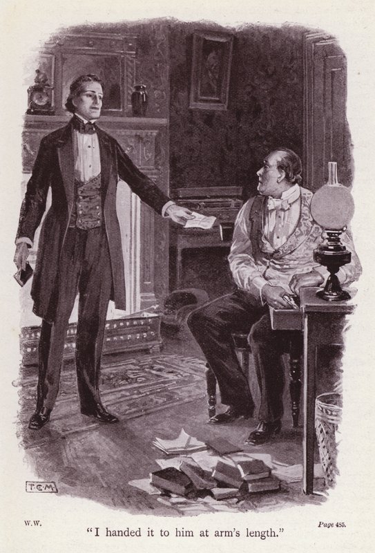 Illustration pour La Dame en blanc de Wilkie Collins - Thomas Eyre Macklin