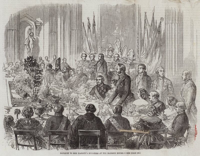 Banquet pour les ministres de Sa Majesté au Mansion House - Thomas Harrington Wilson