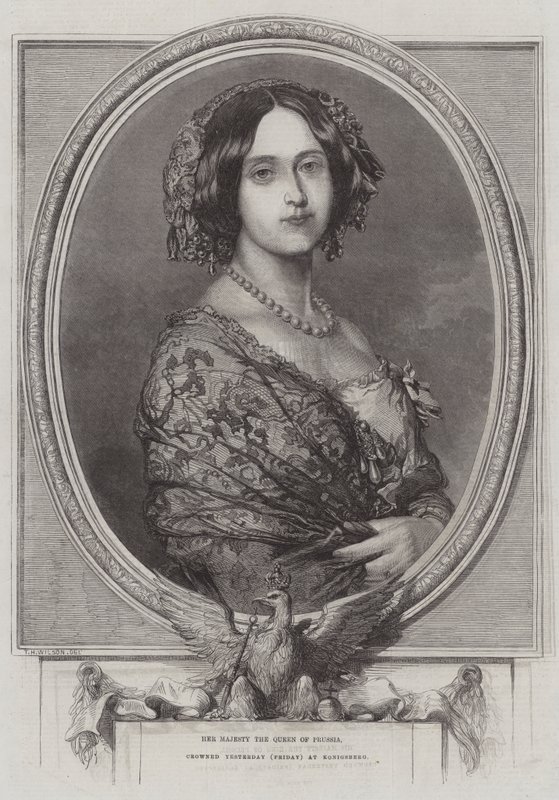 Sa Majesté la Reine de Prusse, couronnée hier (vendredi) à Königsberg - Thomas Harrington Wilson