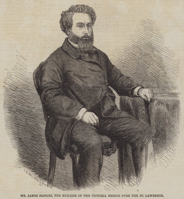 M. James Hodges, le constructeur du pont Victoria sur le Saint-Laurent - Thomas Harrington Wilson