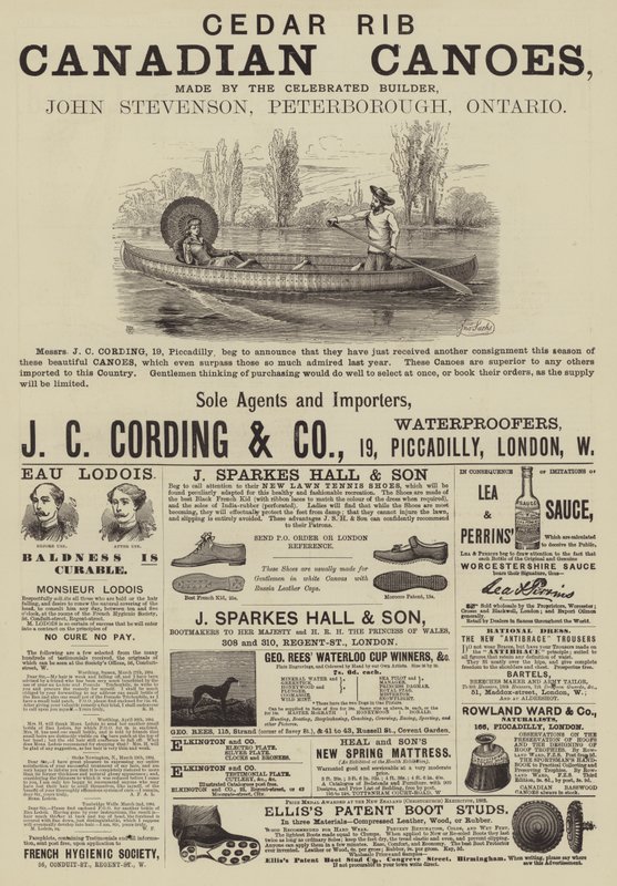 Page de publicités - Thomas Harrington Wilson