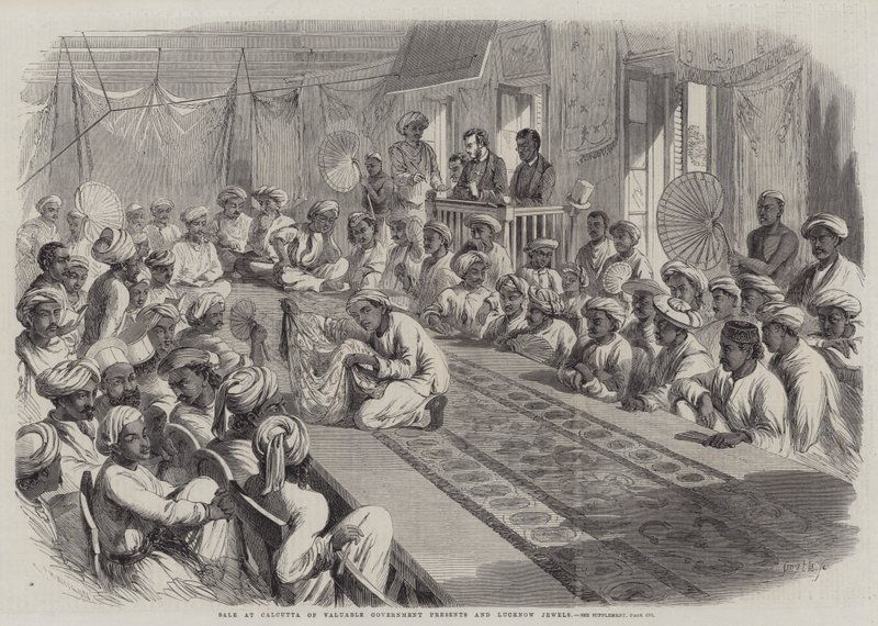 Vente à Calcutta de précieux cadeaux gouvernementaux et bijoux de Lucknow - Thomas Harrington Wilson