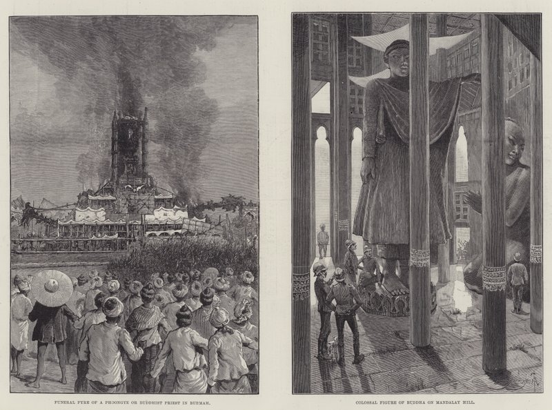 Croquis de Birmanie - Thomas Harrington Wilson