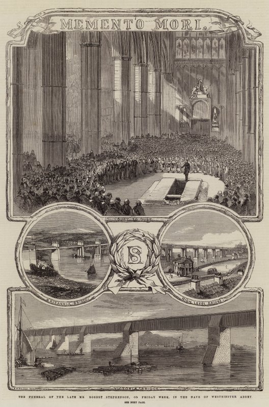 Les funérailles de feu M. Robert Stephenson, vendredi dernier, dans la nef de l