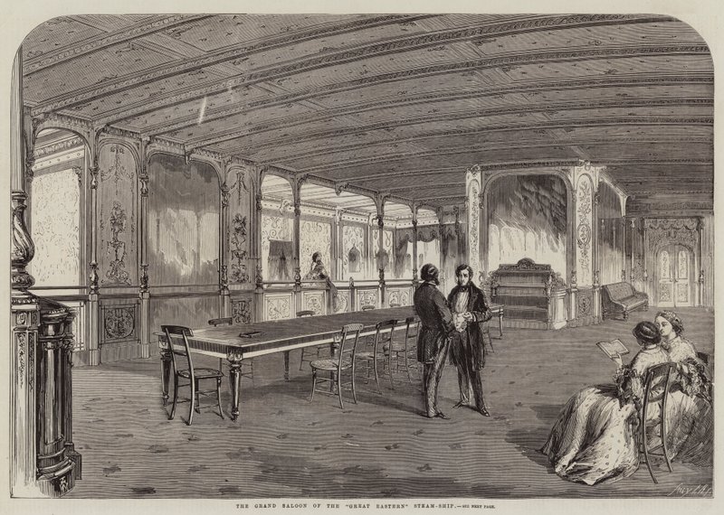 Le Grand Salon du Great Eastern Steam-Ship - Thomas Harrington Wilson